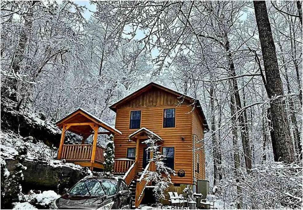 Permanent Vacation-Private Honeymoon Cabin With Hot Tub سيفيرفيل المظهر الخارجي الصورة